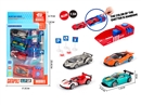 1:64 FREE WAY DIE-CAST CAR SET,4PCS W/CATAPULT