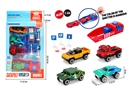 1:64 FREE WAY DIE-CAST CAR SET,4PCS W/CATAPULT